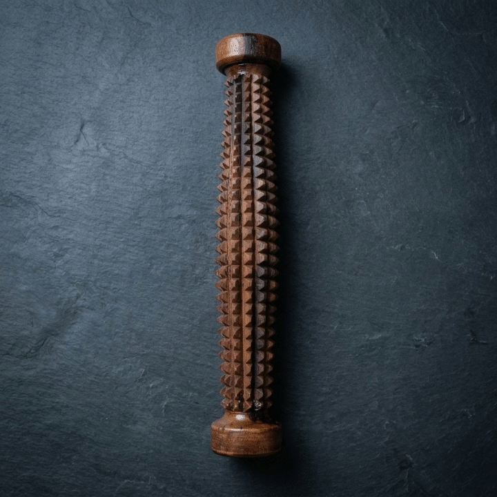Handcrafted Wooden Palate Massager – Reflexology & Acupuncture Roller - Image 2