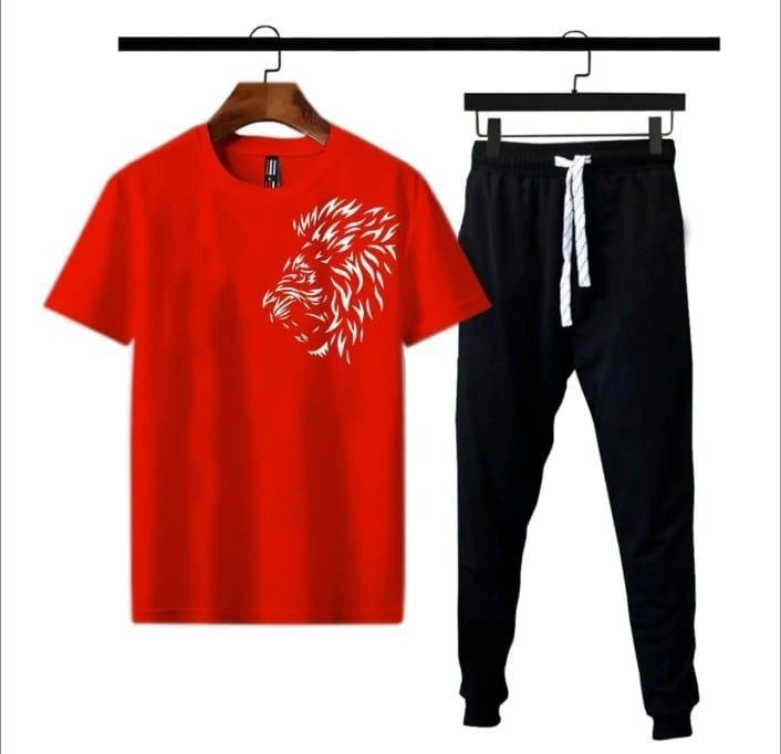 Premium Micro Men’s Tracksuit Tiger Print – Comfortable Sportswear | Gym & Workout Suit - Image 2