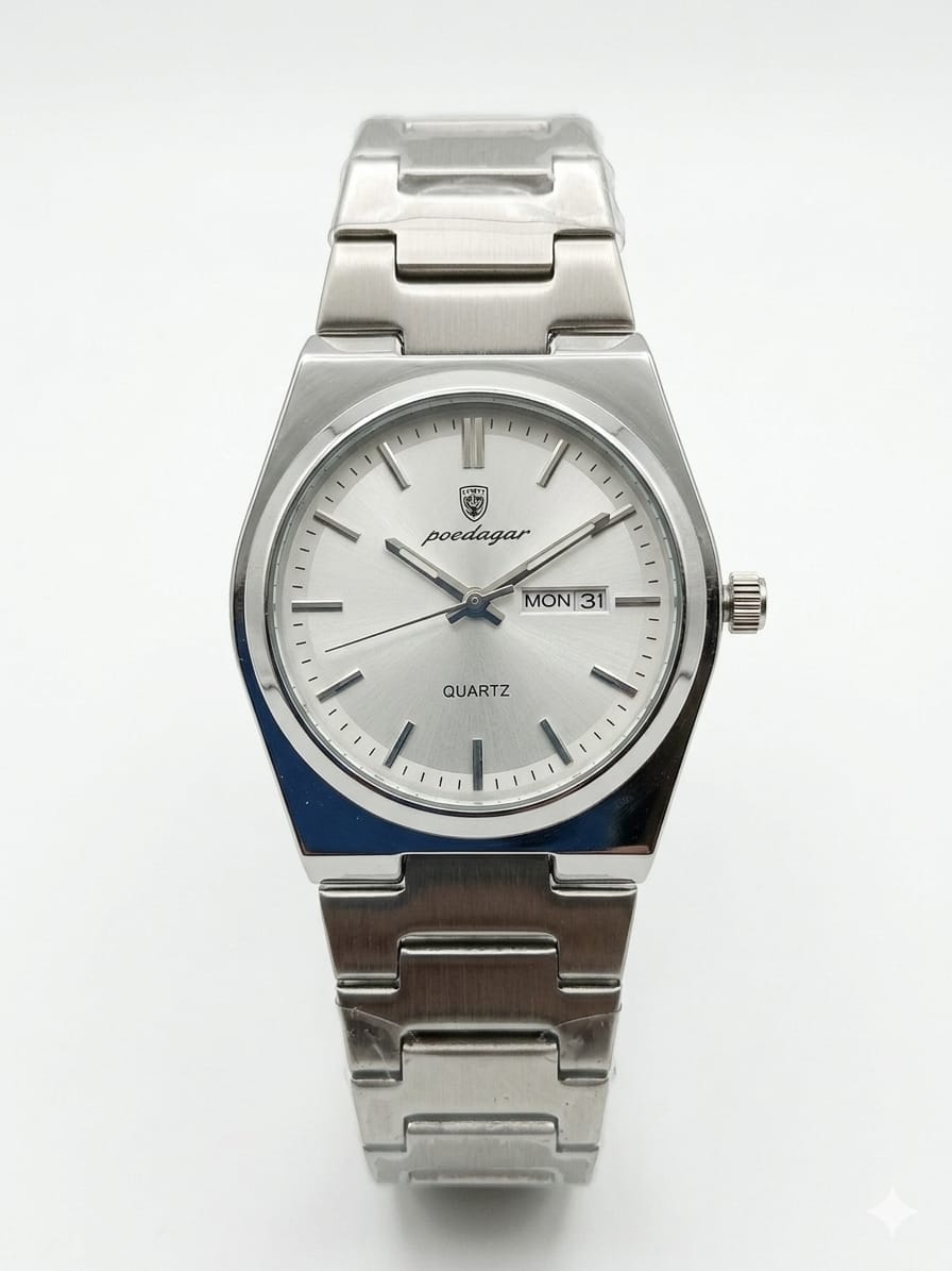 Premium Stainless Steel Quartz Watch PRX Style Elegant Durable Timepiece With Stainless Steel Strap And Precise Quartz Mechanism - Image 4