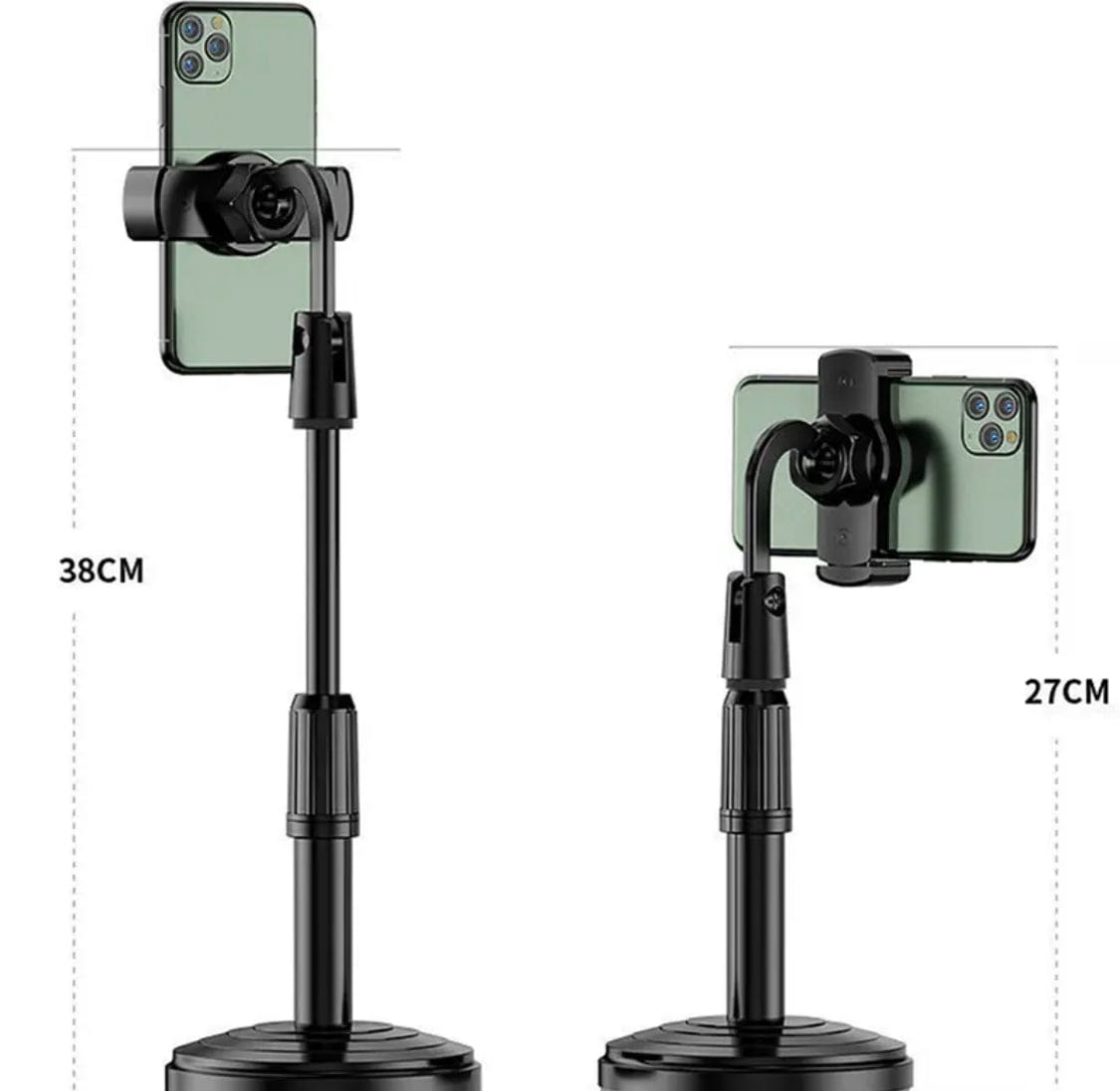 Adjustable Mobile Phone Stand with Flexible Gooseneck Arm & Stable Base for Recording, Live Streaming & Video Calls - Image 3