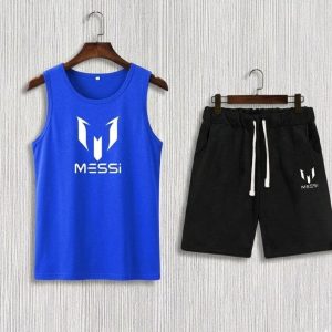 Printed Half Sleeves Cotton Jersey Summer Tracksuit for Boys, – Soft and Comfortable Fabric Summer T-Shirt and Shorts Set