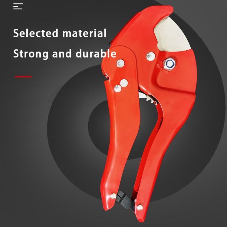 High Quality Stainless Steel PVC Pipe Cutter with Ratchet Mechanism - Image 3