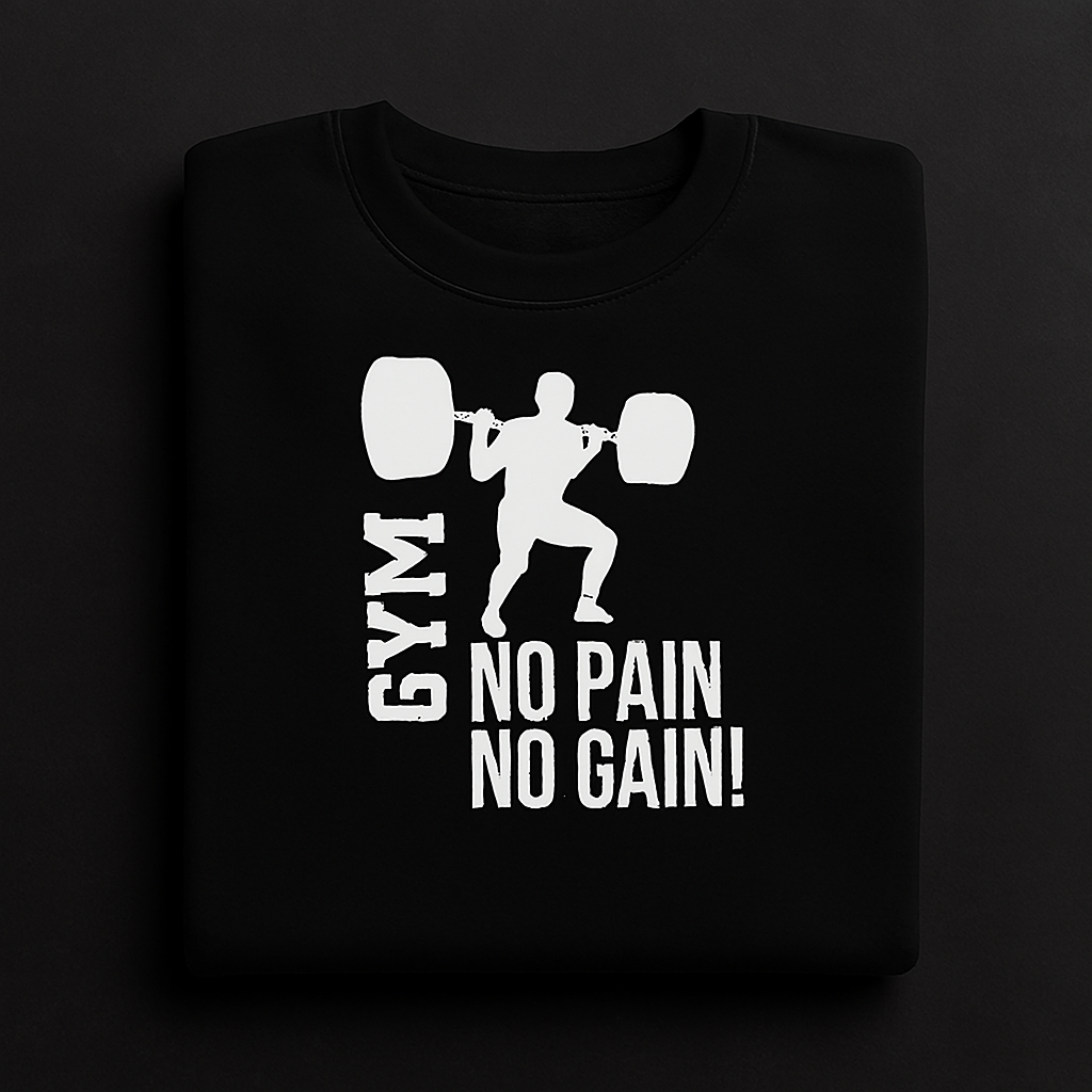 New Summer Collection Full Black Hoodie with GYM Print for Men and Boys – Comfortable, Stylish & Casual Wear - Image 2