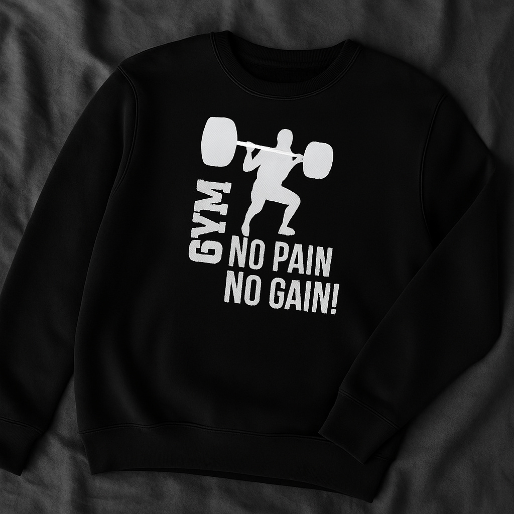 New Summer Collection Full Black Hoodie with GYM Print for Men and Boys – Comfortable, Stylish & Casual Wear - Image 5