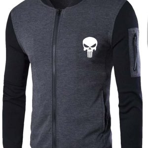 New Winter Collection Printed Zipper Jacket for Men & Boys – French Fleece, Premium Quality, Stylish, Warm & Comfortable Winter Wear (M, L, XL)