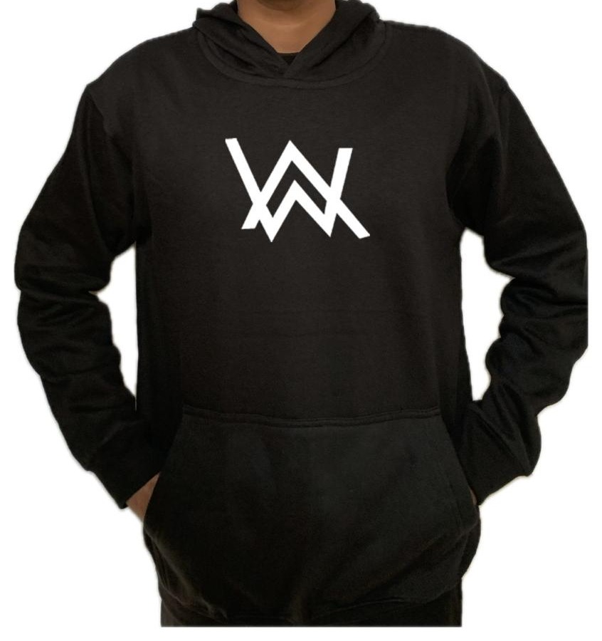 New Summer Collection Full Black Hoodie with WA Print for Men and Boys – Comfortable, Fashionable & Casual Wear - Image 4
