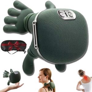 Smart Finger Pressure Neck Massager – Electric Deep Kneading Heated Back & Shoulder Massager | Pain Relief Relaxation Device for Home
