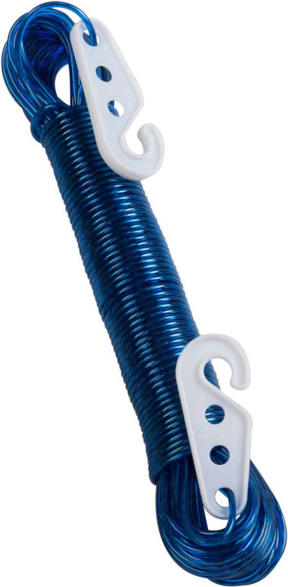 20M PVC Coated Metal Laundry Rope with Tensioner – Strong Outdoor Clothesline Wire (Random Color) - Image 4