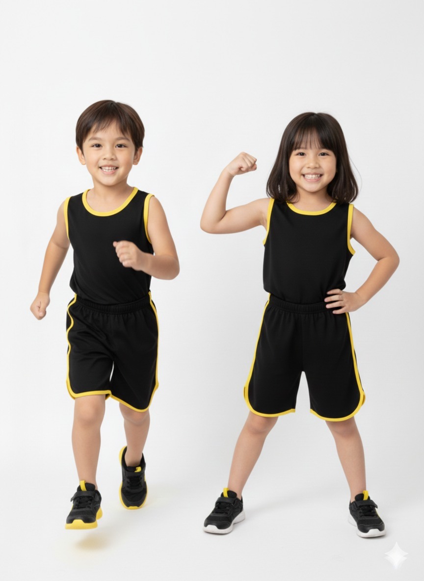 Kids Sando and Shorts Track Suit 2 Pcs Set - Image 2