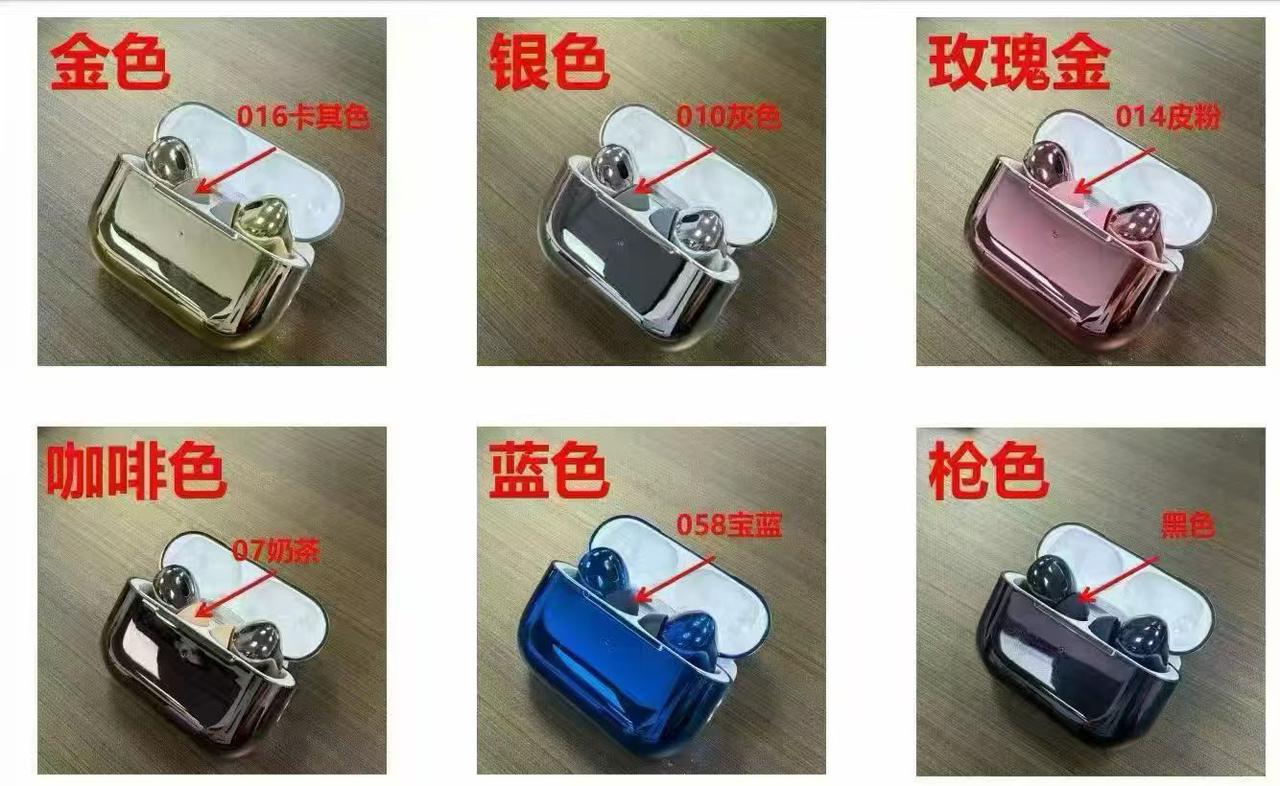 Premium AirPod Pro 2 Glossy Edition - Stylish Shining Wireless Earbuds with High-Fidelity Sound - Without Box - Random Color - Image 7