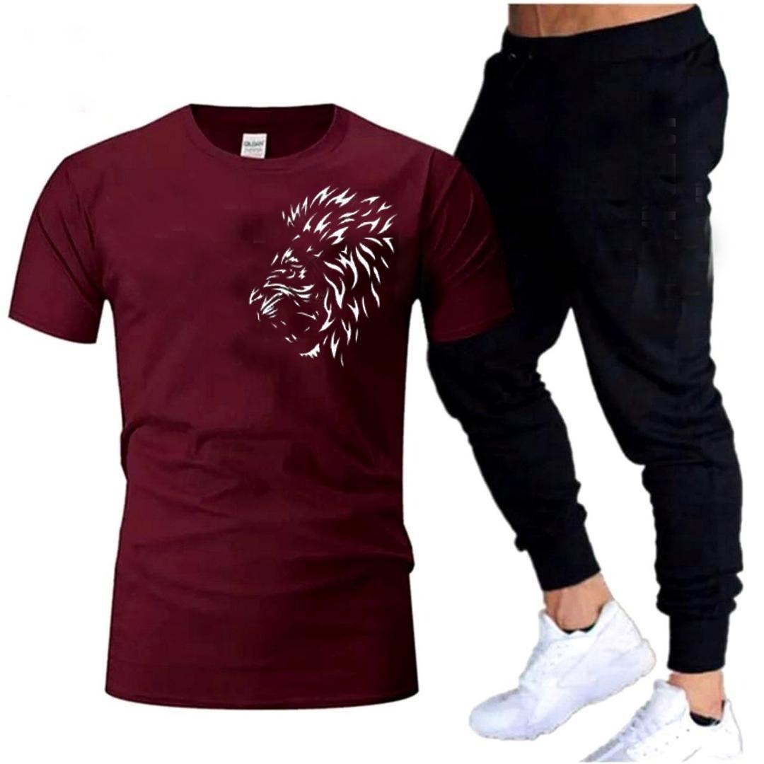 Premium Micro Men’s Tracksuit Tiger Print – Comfortable Sportswear | Gym & Workout Suit - Image 3