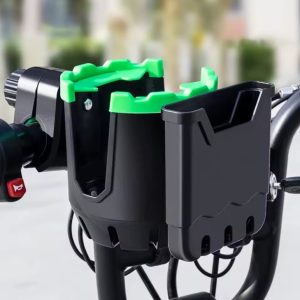 Universal 2-in-1 Motorcycle Cup Holder & Mobile Phone Bracket (HT-506) – Anti-Shake Adjustable Bike Handlebar Mount