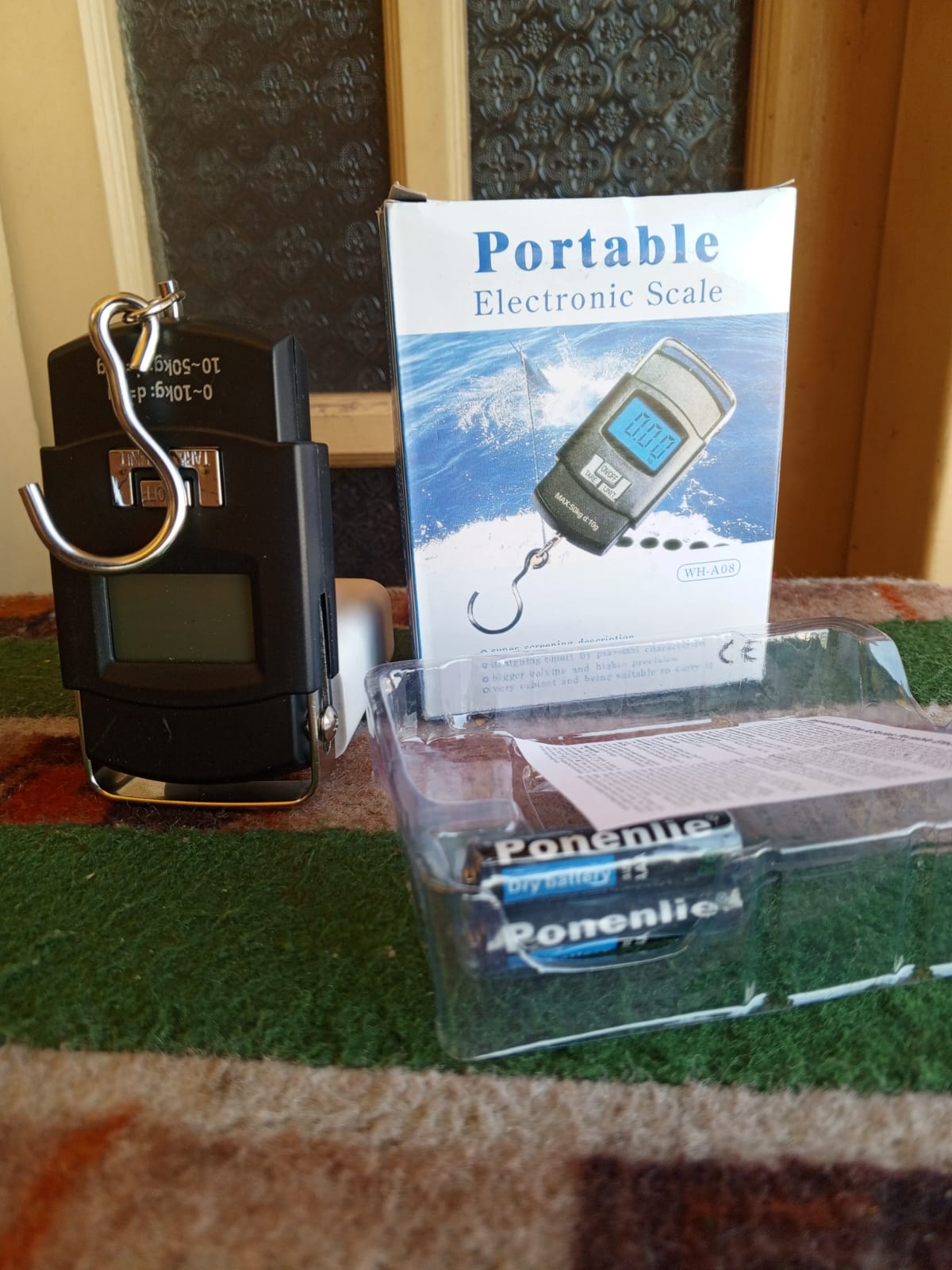 WH-A08 Portable Electronic Scale – 50kg Digital Hanging Luggage Scale - Image 6