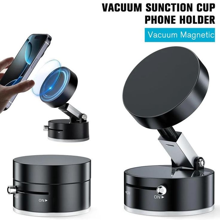 360° Rotating Magnetic Car Phone Holder – Strong Suction Dashboard Mount for All Smartphones - Image 3
