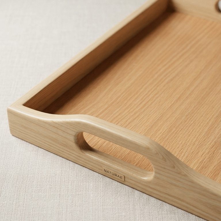 Wooden Serving Tray – Natural Wood Multipurpose Serving Tray – Premium Quality - Image 5