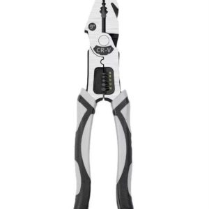 Heavy Duty 9 In 1 Multi Function Pliers Nail Pry Wire Stripper Cutter CR V Steel Professional Tool
