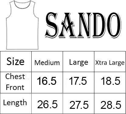 Men Sleeveless Top Tank Sando – Lightweight Innerwear Vest for Gym & Casual Use - Image 4