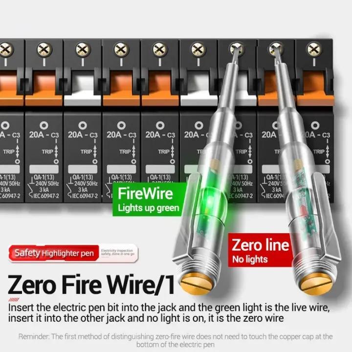 Smart Electric Voltage Tester Pen with Screwdriver Function | AC/DC Circuit Tester with LED Indicator - Image 6