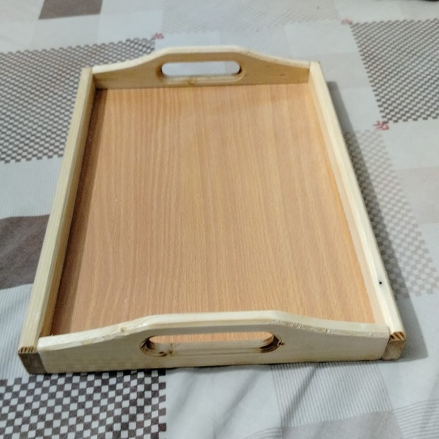 Wooden Serving Tray – Natural Wood Multipurpose Serving Tray – Premium Quality - Image 6