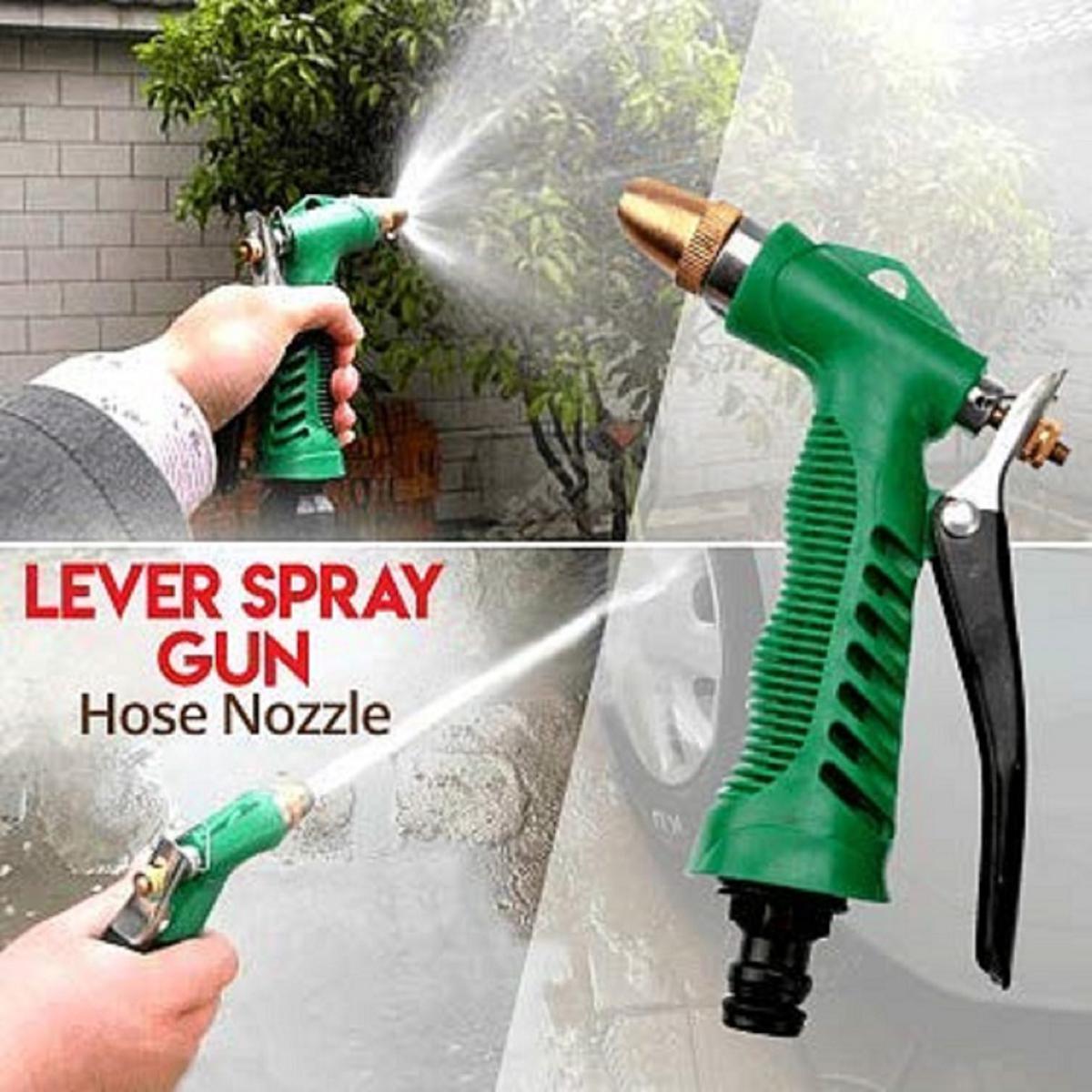 Brass Water Pressure Spray Gun Nozzle – Heavy Duty Alloy Body with Ergonomic Grip - Image 2