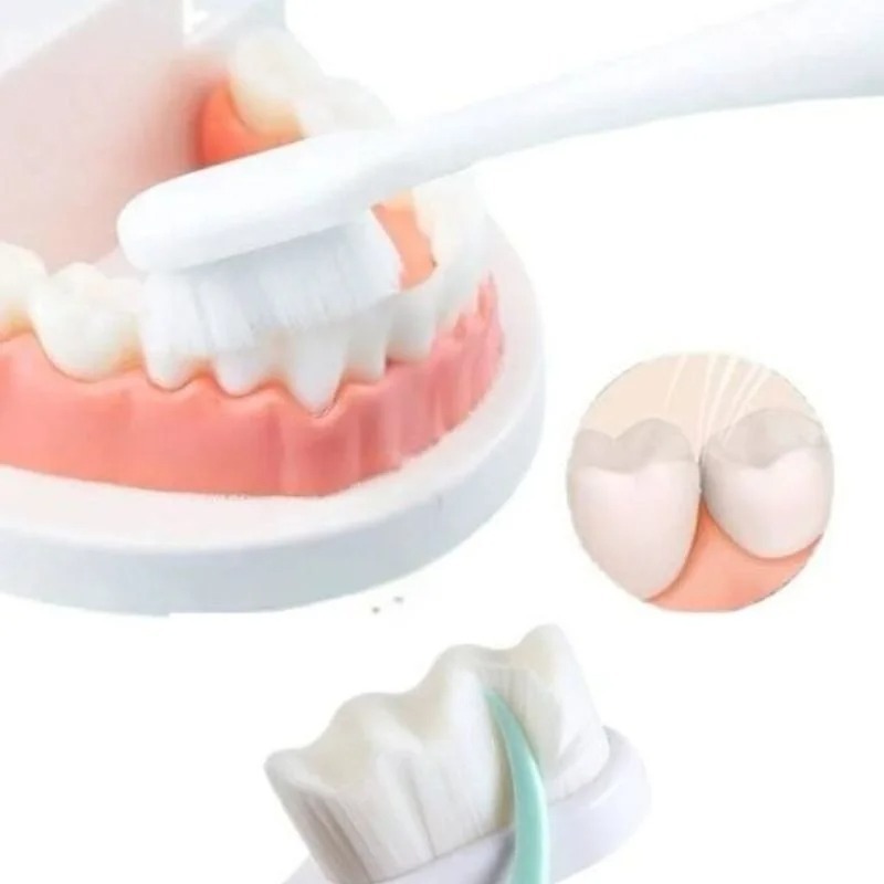 Nano Toothbrush with Travel Case | Ultra Soft Micro-Nano Bristles | Gentle Toothbrush for Sensitive Gums | Suitable for Adults & Kids | Random Color - Image 2