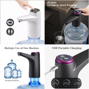 Automatic Portable Water Bottle Pump Dispenser
