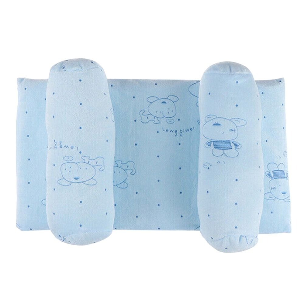 Soft Head Shaping Newborn Pillow for Flat Head Prevention, Breathable & Portable Infant Cushion - Baby Head Shaping Pillow - Adjustable Newborn Baby Head Shaping Pillow ( Random Color & Design ) - Without Box - Image 4