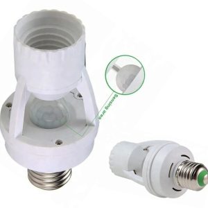Infrared Motion Sensor Lamp Holder – 360° Smart Light Socket with Automatic On/Off Detection